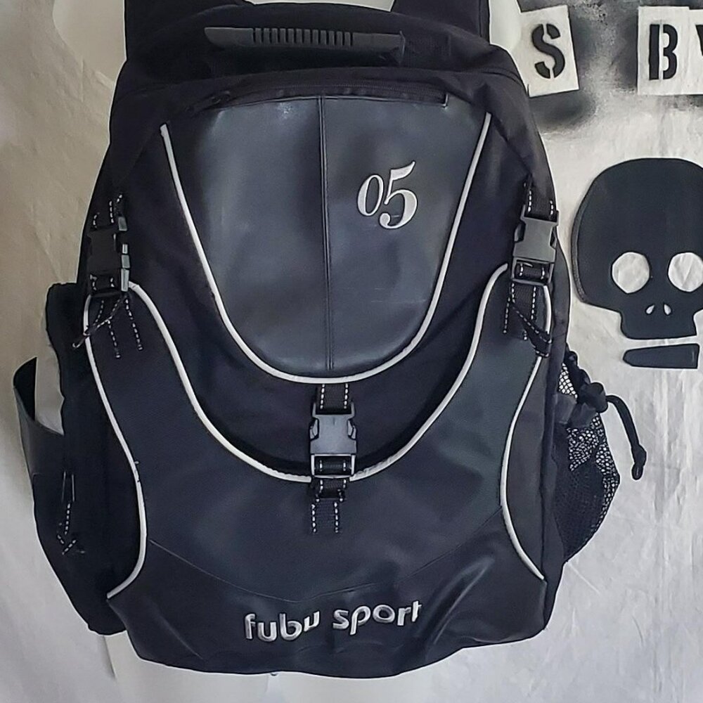 FUBU sport '05' Black backpack